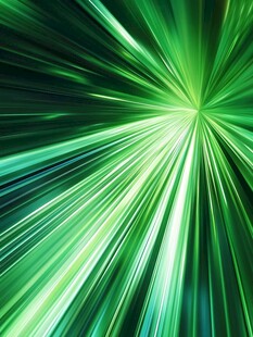 绿色光线放射背景图