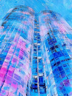 梦幻色彩摩天大楼
