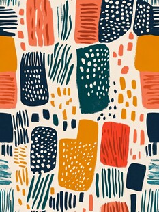 抽象几何图案多彩艺术纹理