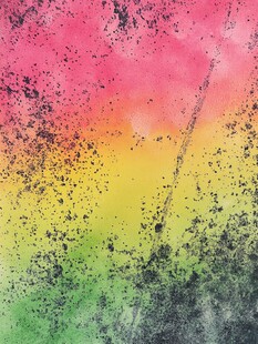 渐变多彩斑驳水彩背景