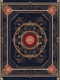 中式古典华丽花纹装饰图