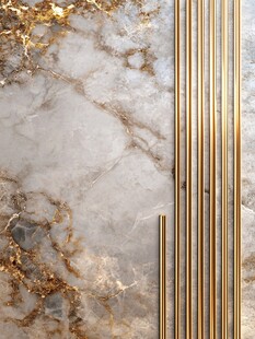 大理石配金属条奢华背景