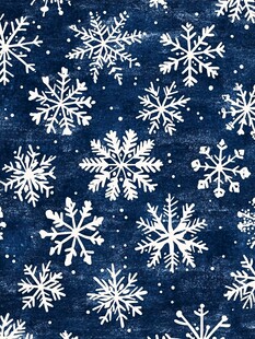 雪花图案 冬日浪漫艺术纹理