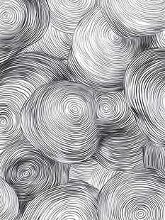 黑白螺旋纹理抽象图案