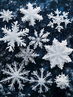 梦幻雪花 冬日纯净之美