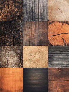 多样木材纹理素材集合