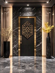 奢华入户门的精致空间