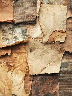 复古旧纸张的质感与纹理