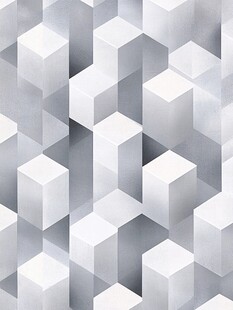 几何立方体抽象图案背景
