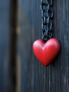 红心挂链 简约浪漫风