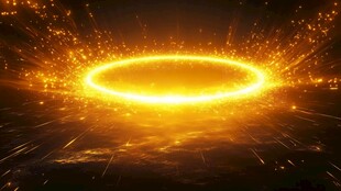 金色光环特效 璀璨夺目