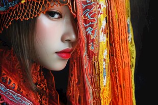 民族风少女的神秘风采