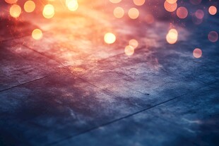 梦幻光斑地面光影效果