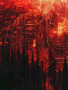 赛博森林 科技与自然的碰撞