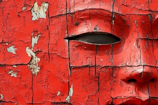 斑驳红面 独特艺术纹理