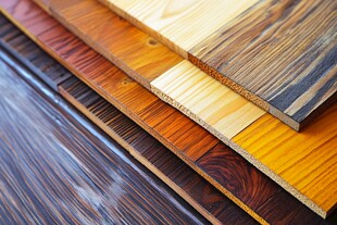 多样木质板材展示