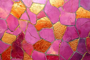 绚丽多彩的马赛克瓷砖图案