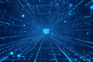 科技感十足的Wi Fi网络空间