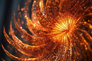 璀璨炫光的梦幻能量漩涡