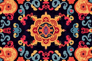 民族风几何花纹图案设计