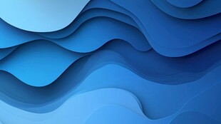 蓝色渐变波浪纹理背景