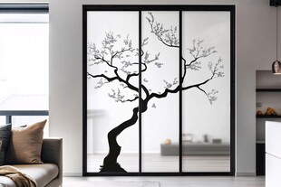 中式雕花移门 雅致家居风