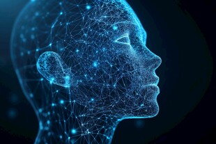 科技感人脑神经网络图像