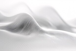 白色线条构成的动感波形