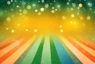 梦幻炫彩舞台背景