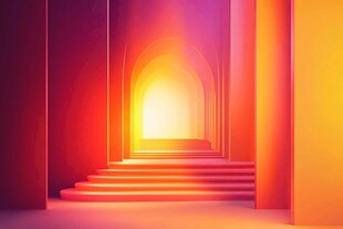 梦幻光影中的希望之门