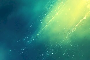 梦幻渐变蓝绿光影背景图