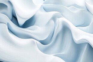 轻柔蓝绸 灵动飘逸纹理