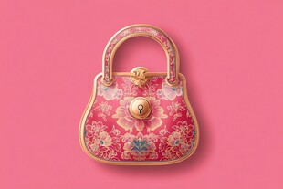 中式刺绣手提包 古韵雅致