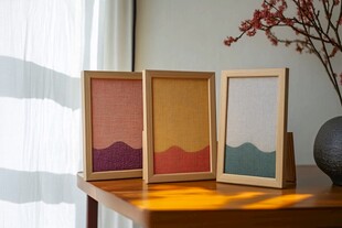 简约风木质画框装饰摆件