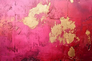 粉红金箔抽象艺术纹理