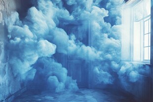 梦幻室内云景 奇幻氛围