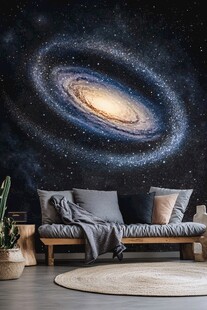 梦幻星系主题室内温馨一角