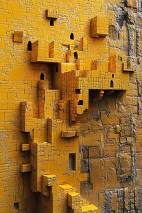 创意砖墙建筑艺术造型