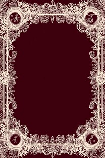 复古花纹边框设计图