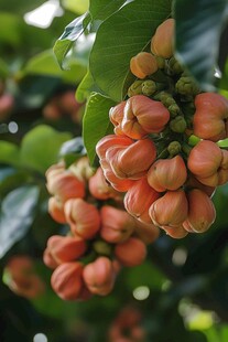 枝头莲雾果实累累