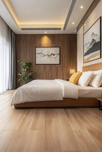 现代简约风温馨卧室空间