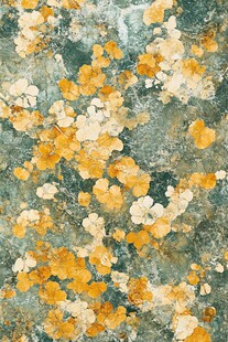 复古风花卉纹理图案