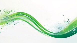 绿色动感波浪背景图