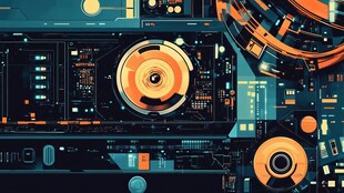 未来感科技界面设计图