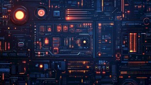 未来感电路板科技视觉盛宴