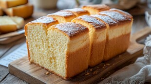 松软美味的切片面包