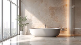 现代简约风明亮浴室空间