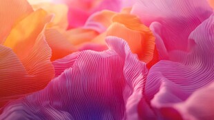 梦幻缤纷褶皱织物纹理