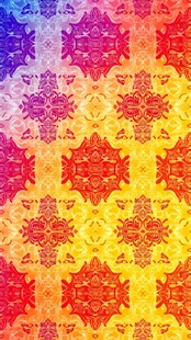 绚丽多彩的几何花纹图案