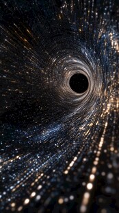 深邃宇宙黑洞特效场景